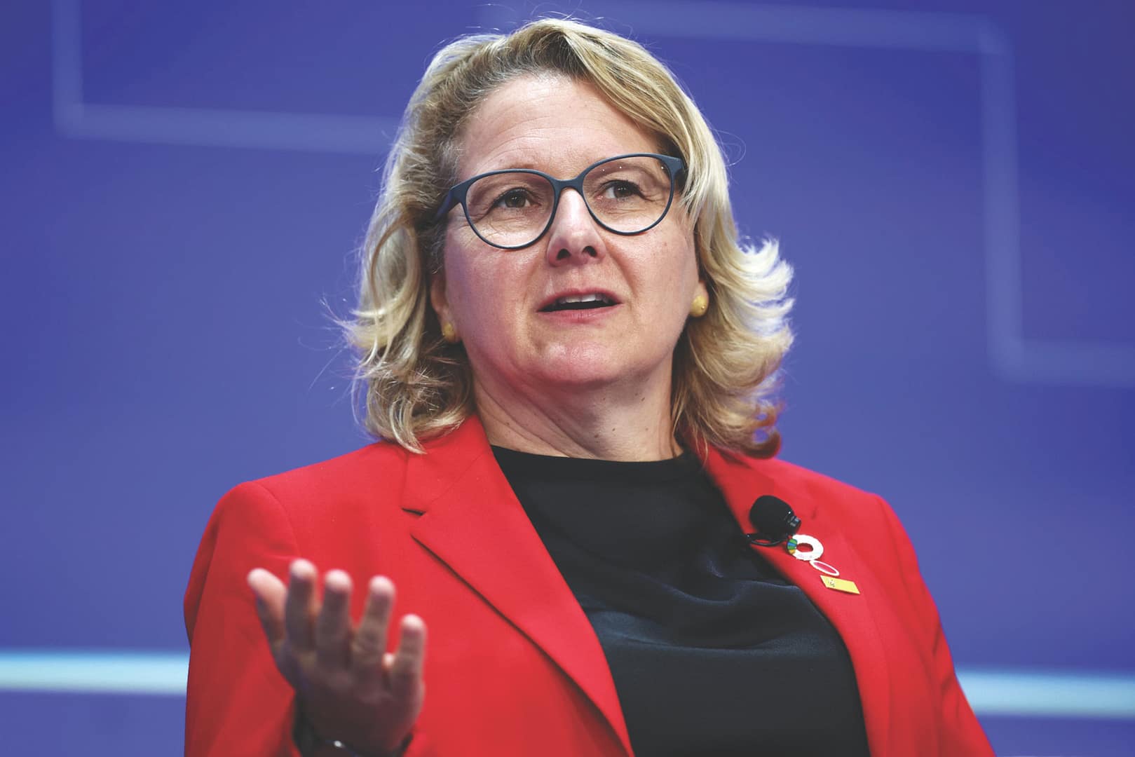 SVENJA SCHULZE, GERMAN ECONOMIC COOPERATION AND DEVLOMENT MINISTER